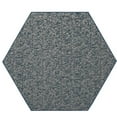 thumbnail image 2 of Furnish My Place Modern Indoor/Outdoor Commercial Blue Rug, Modern Area Rug, Baby Nursery Mat, Pet-Friendly Carpet for Living Room, Playroom, Made in USA, 2' Hexagon - Set of 10, 2 of 5