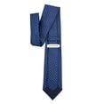 thumbnail image 4 of Jacob Alexander Men's Woven Zig Zag Pattern Regular Neck Tie - Blue, 4 of 7