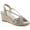 Natural/Gold, variant on Womens KIKA Open Toe Stretch Straps Pumps