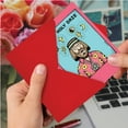 thumbnail image 5 of 12 Funny Merry Christmas Cards Bulk (1 Design, 12 Cards) - Hippie Holy Daze Christmas B5846, 5 of 7