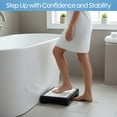 thumbnail image 2 of Bluestone One Step Stool Seniors & Adults with Slip-Resistant Top and 250lb Capacity - Indoor/Outdoor Mobility Step Stool Platform for Bathroom, Kitchen and Bedroom, 2 of 6