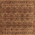 thumbnail image 1 of Ahgly Company Indoor Square Persian Brown Traditional Area Rugs, 7' Square, 1 of 4
