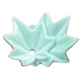 thumbnail image 1 of Incense Burner Delicate Lustrous Maple Shape Beautiful Ceramic Aromatherapy Censer Desktop Decor, 1 of 10