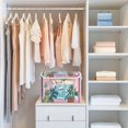 thumbnail image 4 of Yayeee Collapsible Cube Storage Bin with Lid Fabric Closet Decorative Basket with Handles, Sea Boat, 4 of 7
