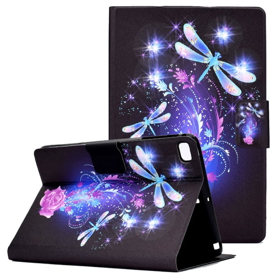 Allytech Slim Case for iPad Mini 7.9 inch Tablets, iPad Mini 5/Mini 4/Mini 3 2 1 Cover, Soft TPU Bumper Shockproof Auto Sleep Wake Card Slots Holder Wallet Case for iPad Mini 5 2019,Butterfly & Floral