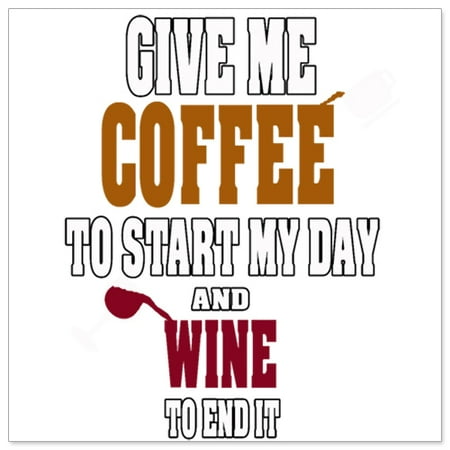 Vinyl Record Labels - Wine Bottle Labels - Coffee - Set of 6