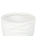 thumbnail image 5 of Luxen Home White MgO Wavy Design Planter, 5 of 6