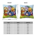 thumbnail image 4 of Winnie The Pooh Throw Pillow Cover Decoration Pillow Case Cushion Home Decor for Home Sofa Couch 26"x26", 4 of 7