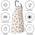 thumbnail image 5 of Goofa Labrador Retriever Dog Printed Waterproof Apron 33" Chef Aprons for Men Heavy Duty Chemical Work Apron Adjustable Bib Apron, 5 of 9