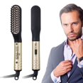 thumbnail image 2 of Cepillo profesional para alisar la barba, peine multifuncional para alisar el cabello, rizador de pelo, herramientas de peinado de calentamiento rápido, 2 of 4