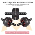 thumbnail image 2 of Abs Entrenamiento Ab Roller Gimnástica Fitness para en Casa Músculo () Rojo, 2 of 9