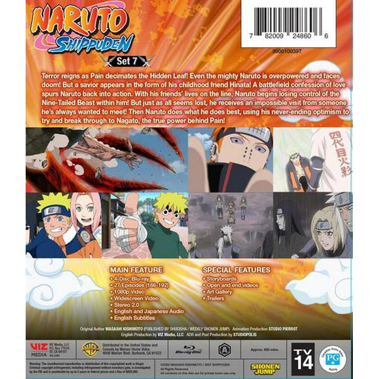Naruto Shippuden Set 7 [Blu-ray] - Walmart.com