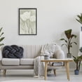 thumbnail image 3 of Stupell Industries Traditional Faded Tulips Pencil Sketch Black Floating Frame Canvas Art, 17 x 25, by Petals Prints Design, 3 of 8