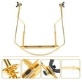 thumbnail image 2 of Shisuyan Neck-Type Harmonica Stand Golden Easy to Use 1Set 7.9x7.1in, 2 of 8