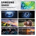 thumbnail image 3 of Samsung 85” Class QN80H Series Neo QLED Mini LED 4K UHD Samsung Vision AI Smart Tizen TV 2026 - QN85QN80HAFXZA, 3 of 17