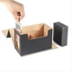 thumbnail image 1 of Caja de Baraja de Cartas con Ventana de Visualización, Caja de Baraja de Cartas con Bandeja para Dados Caja de Almacenamiento de Tarjetas Portatarjetas Magnético de 35 Puntos Azul, 1 of 5