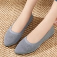 thumbnail image 5 of Domzle Women Comfortable Casual Flats: Lightweight & Anti-Slip for Outdoor Walking - Soft Insole & Breathable Knit for Confidence - Women Gray, 5 of 5