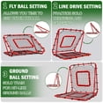 thumbnail image 3 of Entrenador Rebounder Net BaseGoal para béisbol, sóftbol y voleibol, 3 of 8