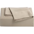 thumbnail image 5 of HTOOQ Bed Sheet Set Full Beige 4 Pieces Double Brushed Microfiber Soft and Breathable Bedding Fade and Stain Resistant, 5 of 5