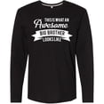 thumbnail image 3 of Inktastic This is What an Awesome Big Brother Looks Like in White Long Sleeve T-Shirt, 3 of 5