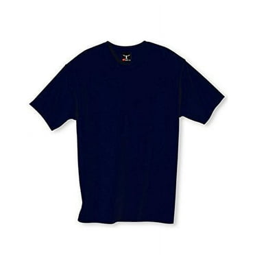 Hanes Beefy-T Men`s Short-Sleeve T-Shirt (Pack of 3) 3 Navy