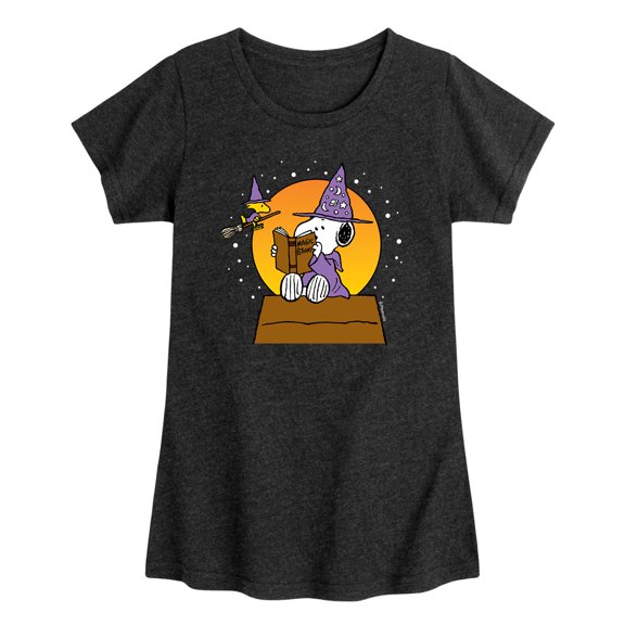 Peanuts - Sorcerer Woodstock - Toddler And Youth Girls Short Sleeve Graphic T-Shirt