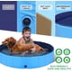 thumbnail image 4 of Piscina plegable para perros, Mmgoqqt, PVC, 120 x 30 cm, Azul, 4 of 5