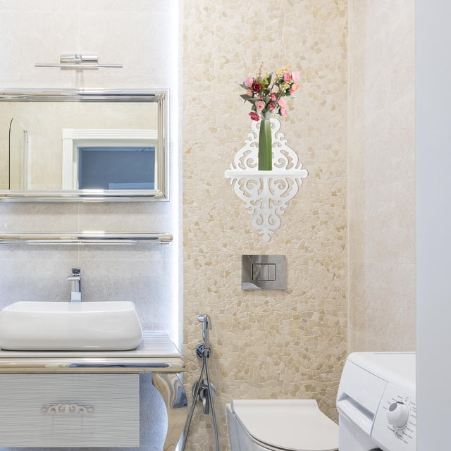 Hytrove 2Ud Repisa De Madera Para Pared Con Soporte Estable Y Uso Multifuncional