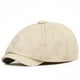 thumbnail image 1 of Sombreros unisex casuales clásicos sólidos antiguos octogonales literarios de periodista boina para hombre sombrero de algodón, 1 of 3