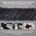 thumbnail image 4 of 10PCS Thickened Magic Cleaning Cloths for Glass,Microfiber Cleaning Cloth, Microfiber Rag for Window, Cars 20x25cm Black, 4 of 7