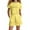 Yellow, variant on Mrzhqd Summer Girls 104 Piece Outfits Size 3-4 Years Light Green Crew Neck Short Sleeve Letter Print Lightweight Breathable Shirts And Shorts Girl Clothing Set