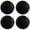 Black, variant on Tennis Balls, 4 Pack Advanced Practice Tennis Balls for Beginner, Training Playing Tennis Balls