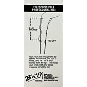 BnM Pole Black Widow Ready Rig, 13ft Telescopic Panfish Pole