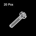 thumbnail image 3 of Unique Bargains M6x30mm Plastic Phillips Bolts PC Pan Head Machine Screws Transparent 20 Pack, 3 of 5