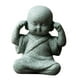 thumbnail image 2 of Figura de monje, estatua de Buda, escultura creativa, adornos decorativos hechos a mano para 1, 2 of 9