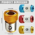 thumbnail image 3 of Upgraded Magnetic Screwdriver Bit Holder Ring Hex Screw Removable Ring for Power Bits and Household Tools, 3 of 9