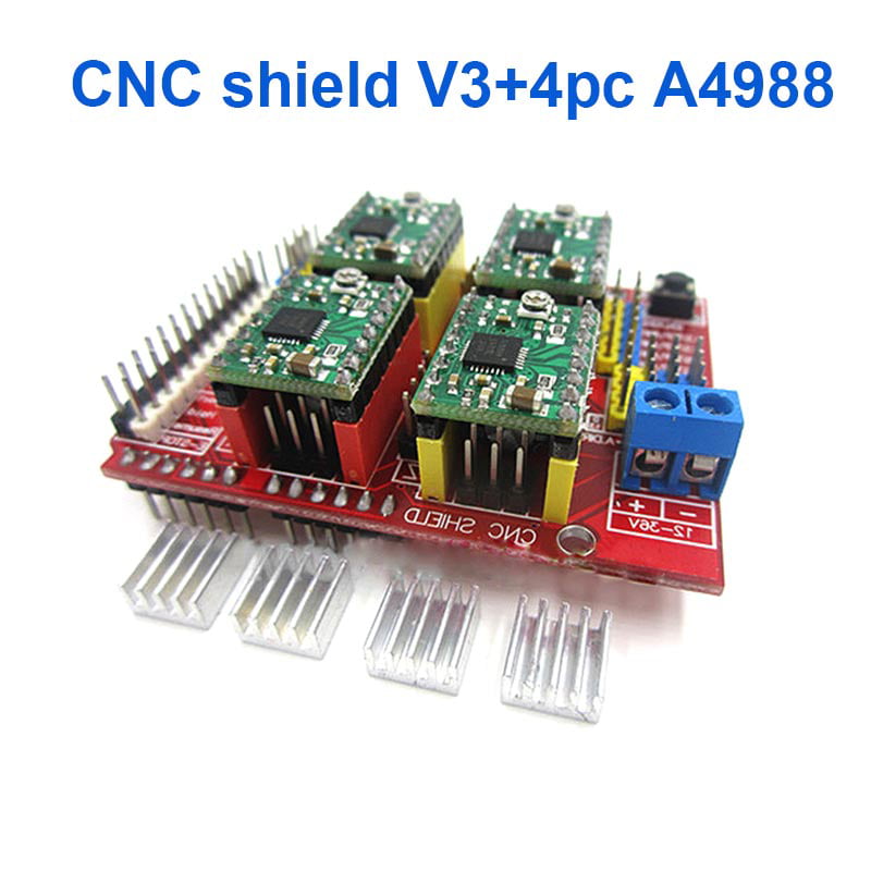 V3 Engraver 3D Printer New CNC Shield Expansion Board A4988 Driver Arduino 
