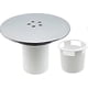 thumbnail image 1 of Shower Drain, 90mm/115mm Shower Drain, Shower Siphon Cover Replacement, Universal Shower Drain Cover, Chrome Shower Outlet Cover, 1 of 4