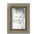 thumbnail image 2 of ArtToFrames 4" x 6" Silver Picture Frame, 4x6 inch Silver Wood Poster Frame (WOM-5023), 2 of 7