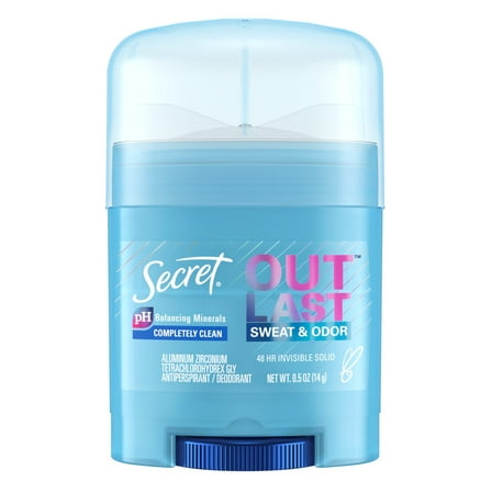 Secret Deodorant Outlast 0.5 Ounce Invisible Solid (24 Pieces)