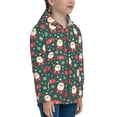 thumbnail image 5 of Kdxio Santa Claus Pattern Kids Boys Girls Zip Up Hoodie 3D Printed Hooded Sweatshirt Hoody Coat with Pocket 7-12 Y-Medium, 5 of 6