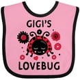 thumbnail image 3 of Inktastic Valentine's Day Gigi's Lovebug Boys or Girls Baby Bib, 3 of 4