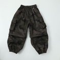 thumbnail image 5 of LWNYDPLSD Boys Cargo Pants Kids Elastic Waist Drawstring Pants with Pockets Teen Baggy Streetwear Y2K Trousers Toddler Casual Wide Leg Pants, 5 of 8