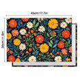 thumbnail image 5 of Pioneer Flower Floral Print Pattern Summer Placemats Table Placemats Set Of 6-Linen Kitchen Washable Placemats Table Mats 12x18 Inch Non-Slip Heat Resistant, 5 of 5
