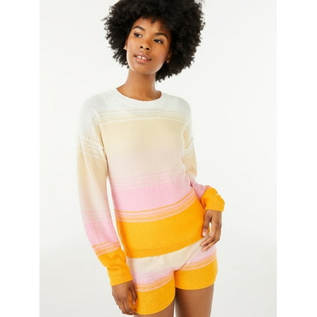 Scoop Women's Ombre Crewneck Sweater