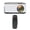 Black and White - UK Plug, variant on Yajisi Mini Projector Black White HD 1080P Portable Outdoor Home Theater Projector for Smartphone Tablet UK Plug 100-240V WiFi Wireless Screen Mirroring (4.49 inches / 114 mm)
