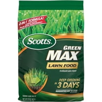 Scotts Green Max Lawn Food Lawn Fertilizer Plus Iron Supplement for Greener Grass in 3 Days 5 000 sq. ft. 16.67 lbs.