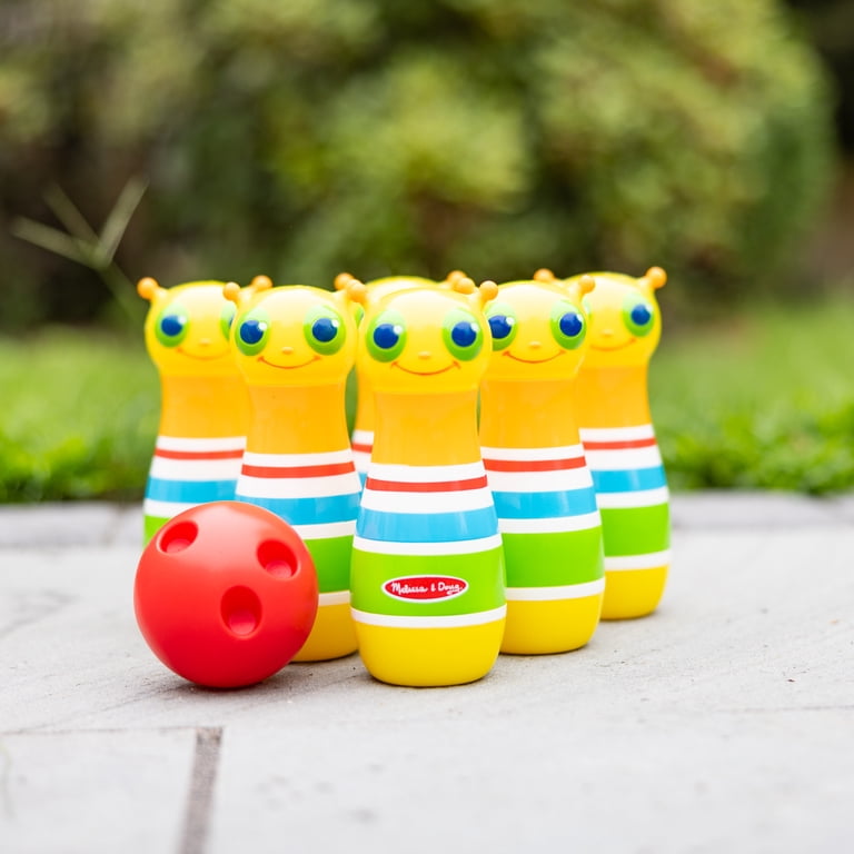 Melissa & Doug, Sunny Patch Giddy Buggy Bowling Game, 6 Bug Pins