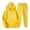 Yellow, variant on Feancey Hoodie Sweat Suits for Womens 2 Piece Lounge Sets Valentines Day Heart Print Hooded Pullover and Jogger Pants Matching Set Trendy Outfits Beige L