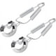 thumbnail image 2 of Juego de 2 (15*6) alicates para caracoles, alicates para caracoles, alicates para caracoles, acero inoxidable, plata, 2 of 4